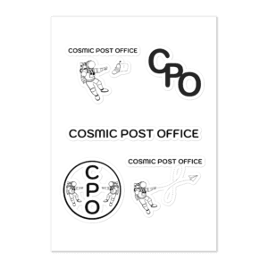 Cosmic Post Office Assorted Sticker Sheet