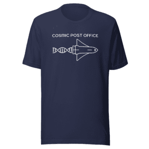 Space Shuttle DNA T-shirt Dark